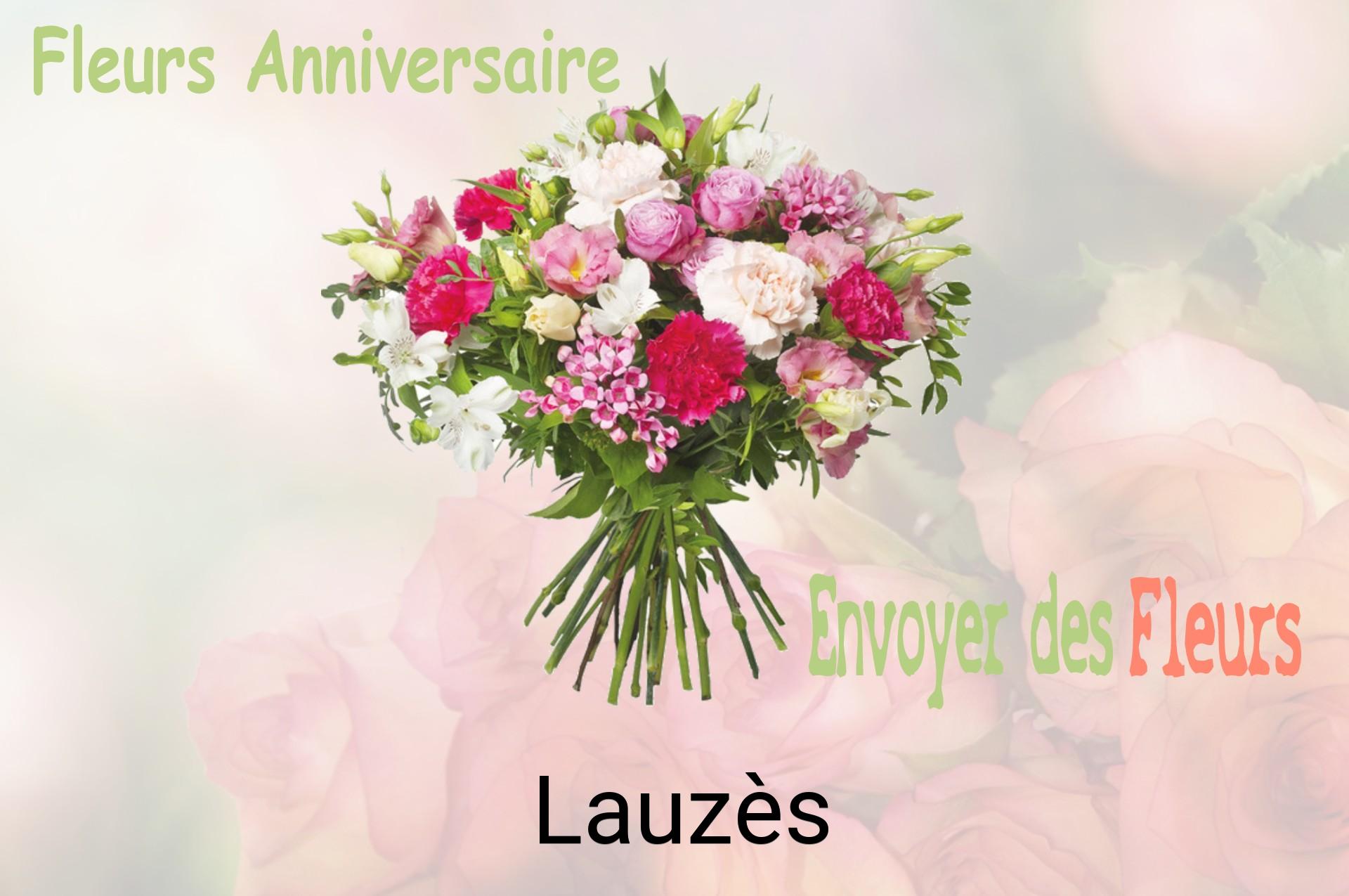 Bouquet de fleurs d’anniversaire livré à Lauzès