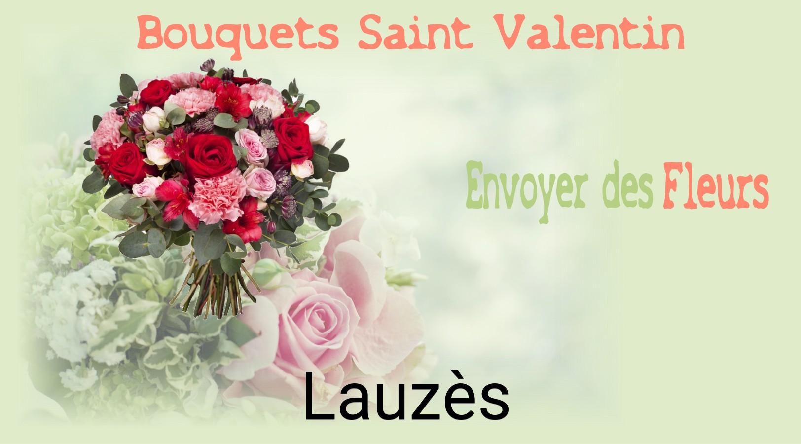 Roses de Saint-Valentin livrées à Lauzès